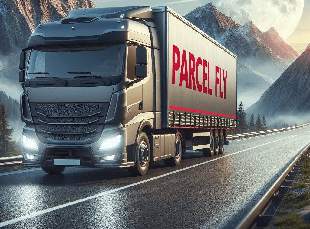 Parcel Fly delivery truck